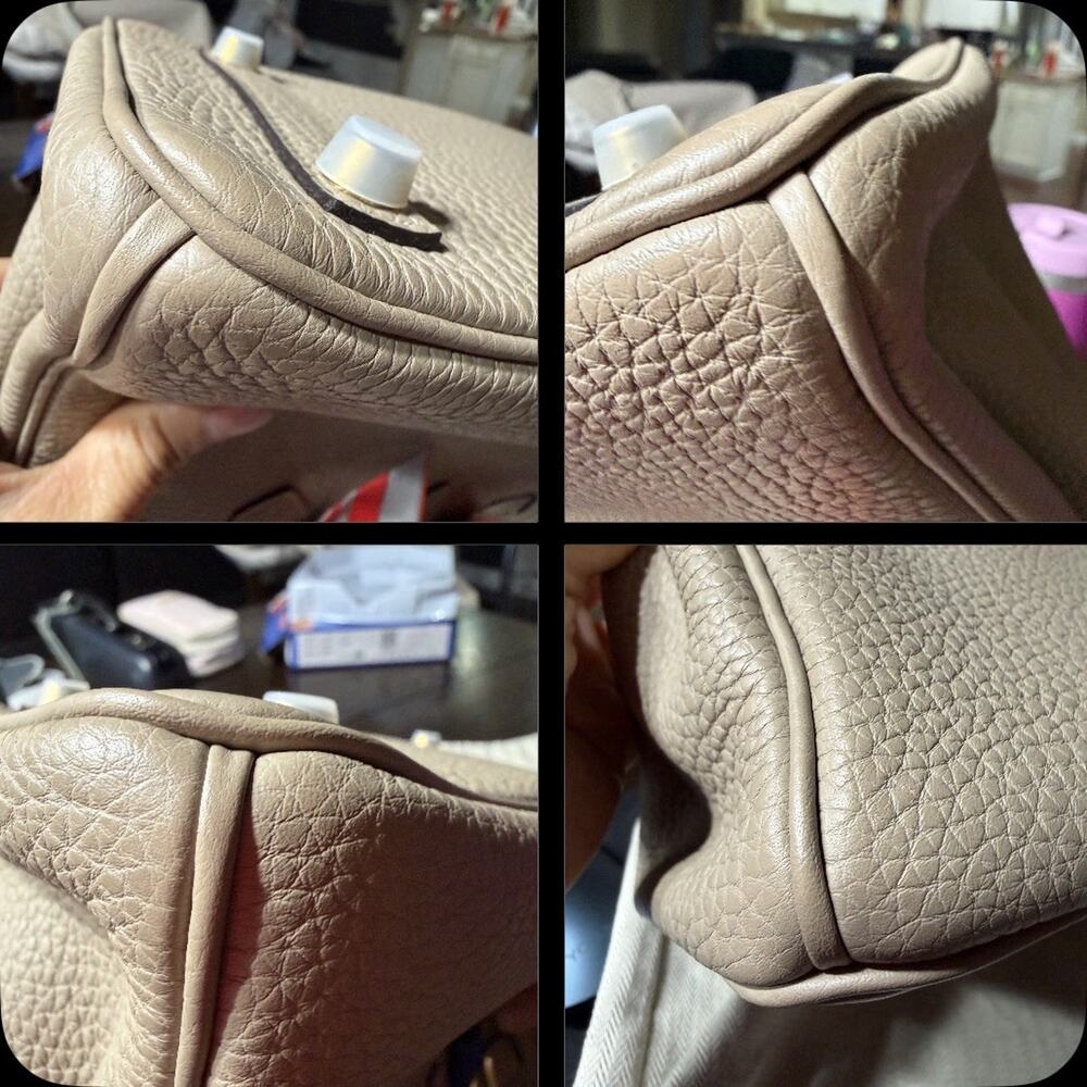 🌸 RARE BNIB HERMÈS Birkin 25 Gris Tourterelle Togo • U Stamp 2022 • Full Set 🌸 - Picture 15 of 16